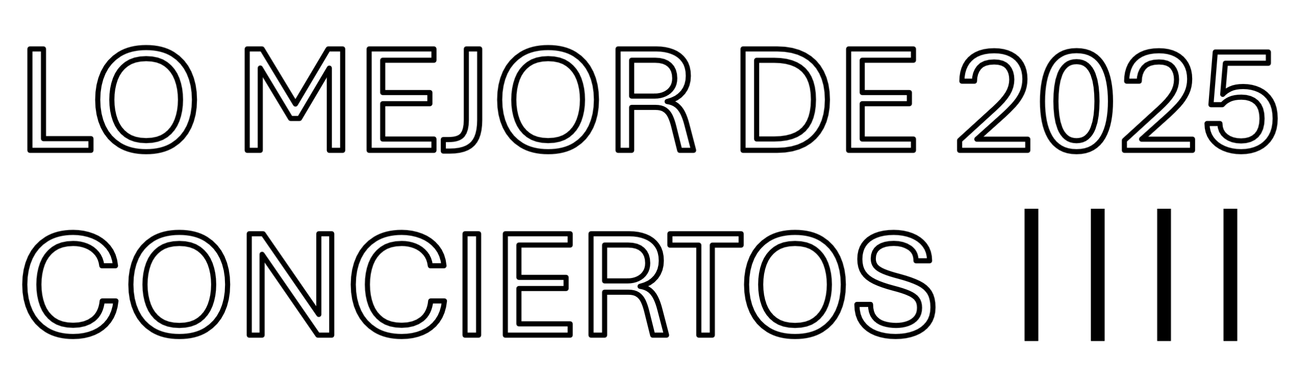 Lo Mejor de 2025: Conciertos
